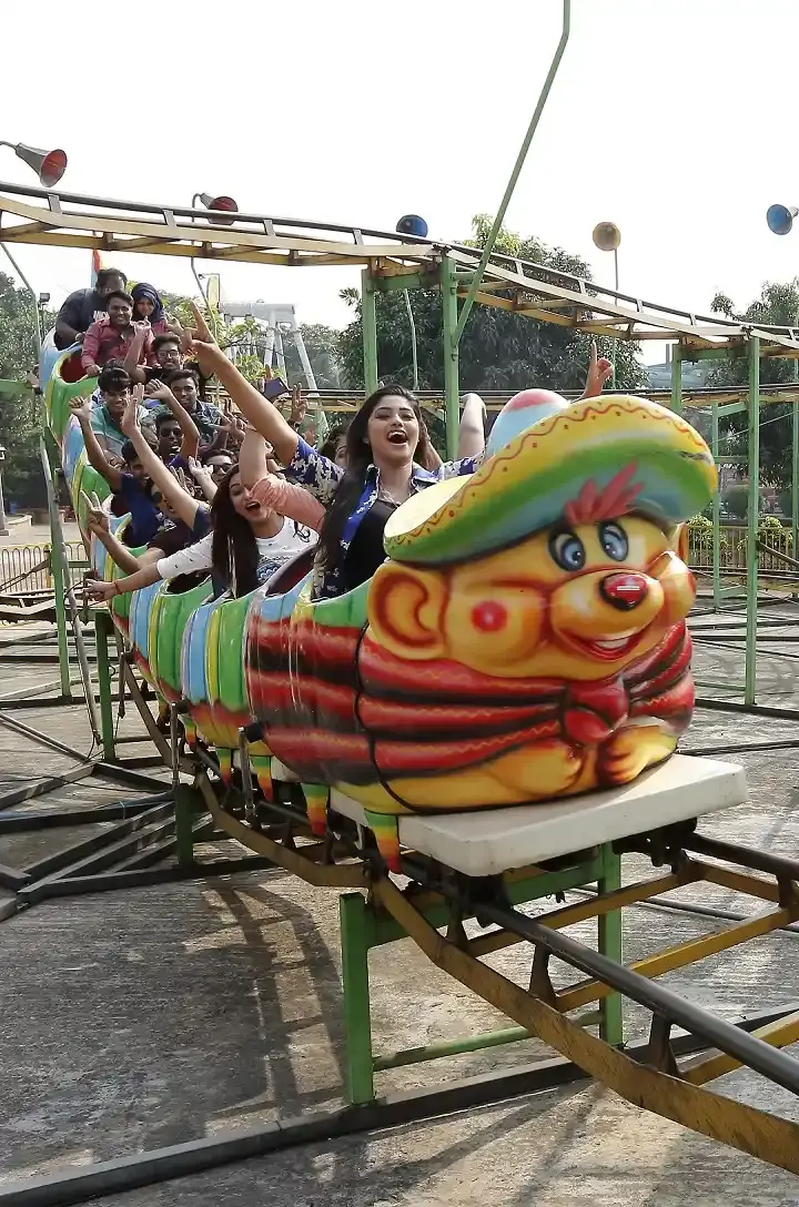 roller coaster in the safest amusement park in Dhaka