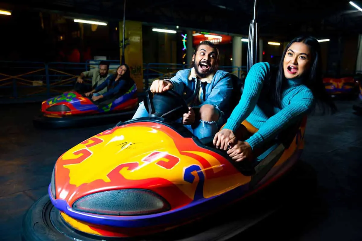 Bumper-car-in-fantasy-kingdom-theme-park